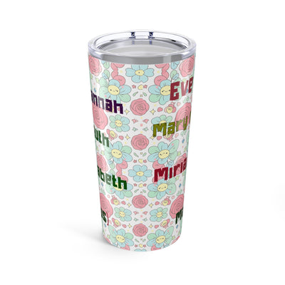 Floral Personalized 20oz - Women Of the Bible Stainless Steel Insulated Tumbler Christian Gift - 0