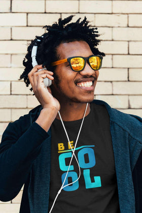 Be Cool Stylish Unisex Tee - Encore2woNavyL