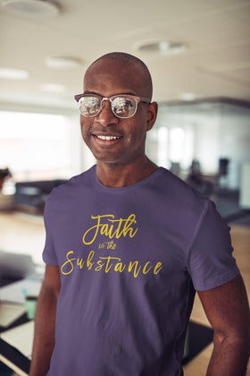 Faith is the Substance Unisex Short Sleeve Tee - Encore2woBlackL