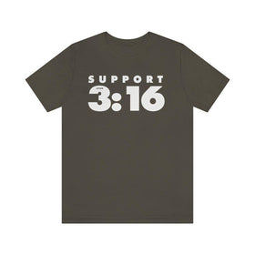 Support 3:16 (John) T-Shirt - Encore2woArmyXS