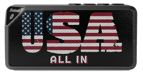 USA All In Bluetooth Speaker - Limited Edition - Encore2wo4.25" x 2.25"Black