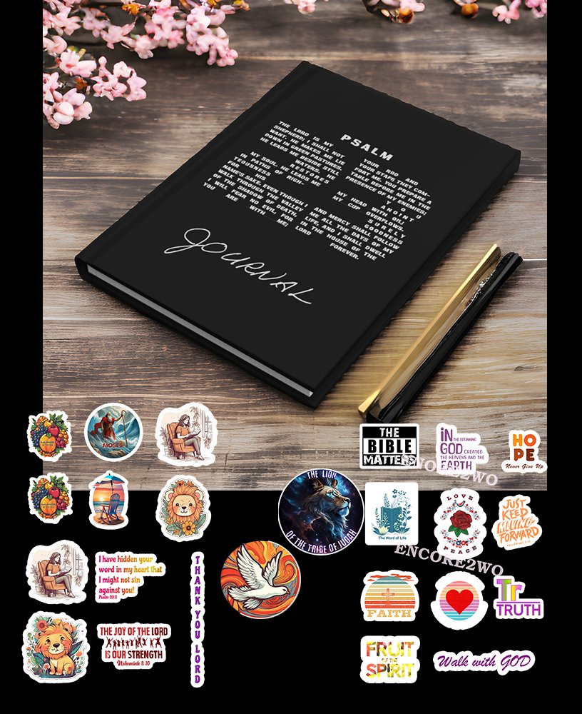 Journals, Inspired Stickers and Sticker Sheets
