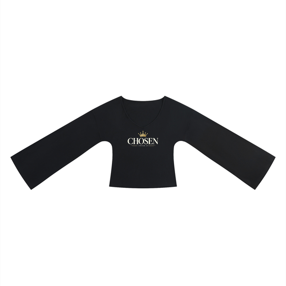 Chosen 1 Peter 2:9 Women's Bell Sleeve Christian Top