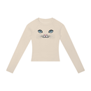 Cat Eyes Women’s Slim Raglan Long Sleeve T-Shirt-15