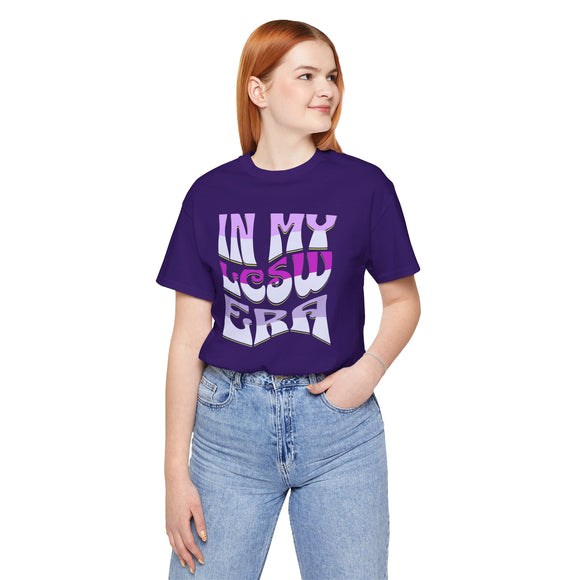 Social Worker Stylish Graphic Tee with 'In My Era' Design, Unisex Casual T-Shirt for Licened Clinical Social Workers
