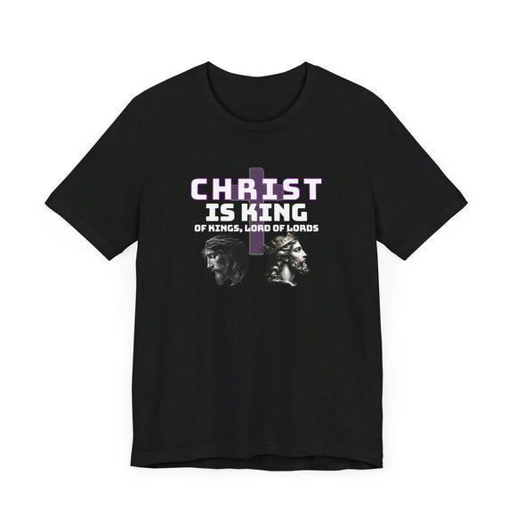 Dual-Crowned Christ Graphic T-Shirt – Inspirational Christian Art Tee