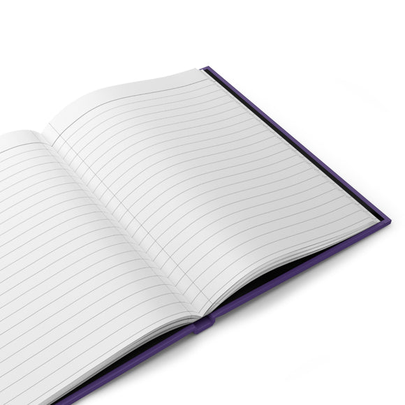 Psalm 23 Journal Purple Hardcover Matte "The Lord is My Shepherd"