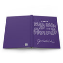 Psalm 23 Journal Purple Hardcover Matte "The Lord is My Shepherd"-5