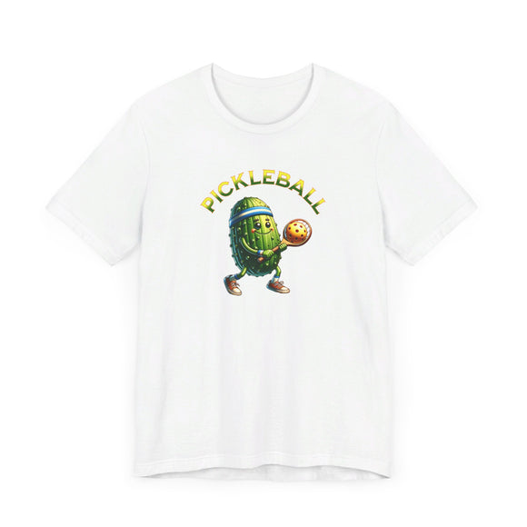 Pickle Playing Pickleball T-Shirt - Funny Dill Pickle Sport Tee
