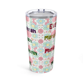 Floral Personalized 20oz - Women Of the Bible Stainless Steel Insulated Tumbler Christian Gift - 0