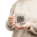Trust in God Retro Clear Glass Mug – 10oz Transparent Christian Coffee Cup-3