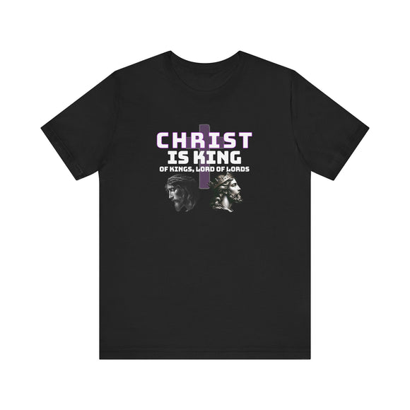 Dual-Crowned Christ Graphic T-Shirt – Inspirational Christian Art Tee