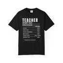 Teacher Nutrition Facts Shirt – Funny Teacher Appreciation Gift Tee – Christian Teacher Back to School Shirt-10