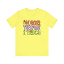 I'm a Teacher Therefore I Teach Retro Colorful Teacher T-Shirt-6