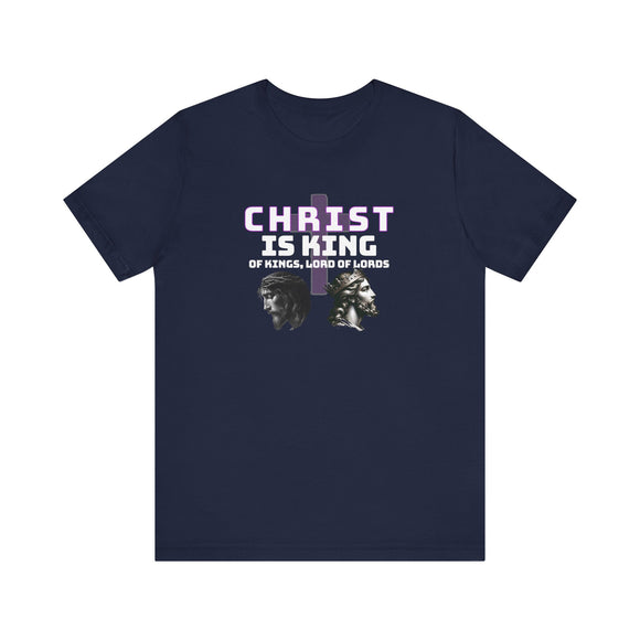 Dual-Crowned Christ Graphic T-Shirt – Inspirational Christian Art Tee