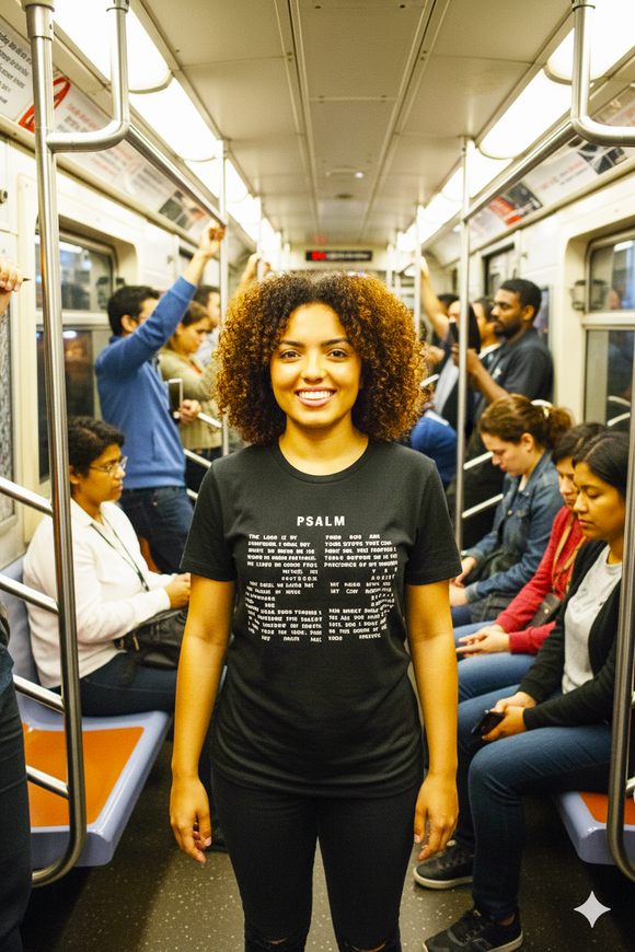 Psalm 23 The Lord is My Shepherd T-Shirt | Premium Christian Scripture Apparel