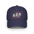 USA Citizen Low Profile Baseball Cap, Patriotic Hat,  Independence Day Hat, Summer Cap, Patriotic July 4th-4