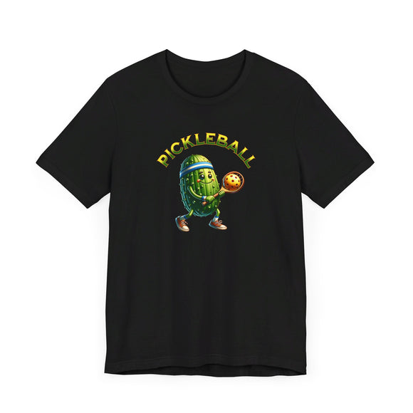 Pickle Playing Pickleball T-Shirt - Funny Dill Pickle Sport Tee