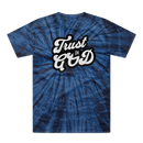 Trust in God Tonal Spider Tie-Dye T-Shirt – Faith-Inspired Retro Christian Tee-3