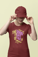 Fight the Good Fight of Faith T-Shirt Unisex - 1 Timothy 6:12 Christian Bible Verse Tee-8