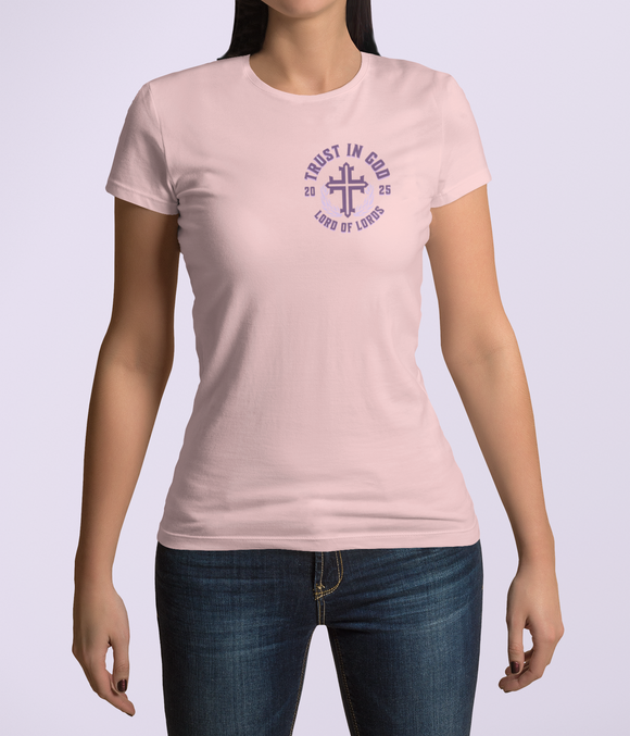 Trust in God Front & Back Christian T-Shirt – Jeremiah 17:7 Bible Verse