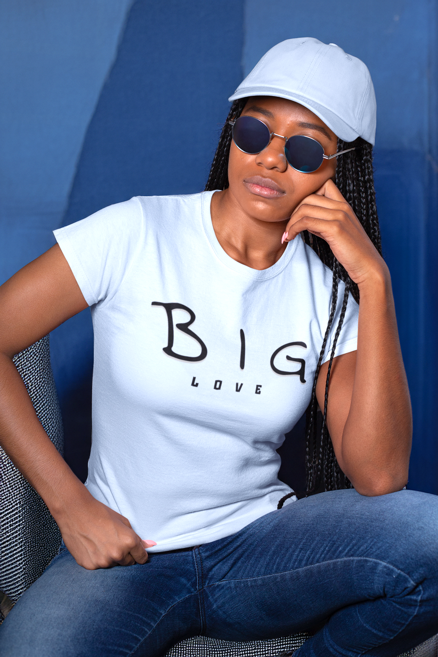 BIG Love Minimalist T-Shirt, Unisex Positive Vibes Tee, Inspirational Clothing