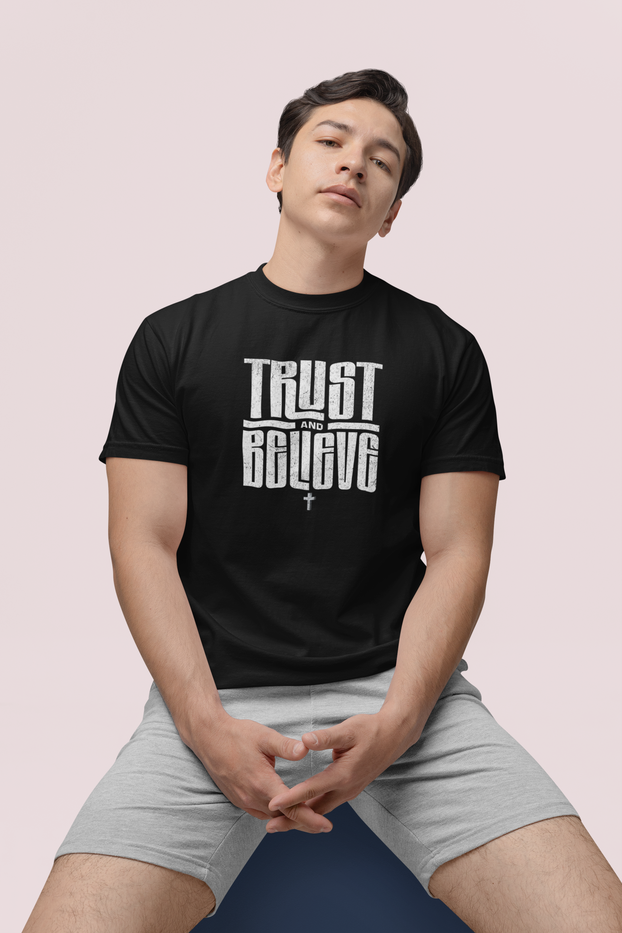 Trust and Believe Christian T-Shirt – Bold Faith Graphic Tee