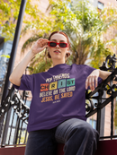 My Friends Christ Periodic Table Christian T-Shirt, Unisex  Bible Verse Apparel, Casual Christian Wear-3