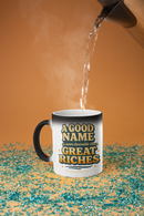 Color Changing A Good Name Proverbs 22 11oz Coffee Mug Tea Perfect Gift-3