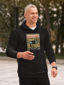 Men’s “Be Strong and Courageous” Hoodie – Joshua 1:9 Christian Faith Apparel-1