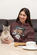 CatCPT Funny Cat Sleeping on Laptop T-Shirt – Cat Psychological Training of Humans Tee-2