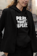 Pray Trust Repeat Hoodie — Faith-Inspired Unisex Religious Pullover-5