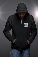 Pray. Trust. Repeat. Unisex Zip Hoodie – Christian Front & Back Print-6