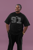 Psalm 91 Text Tee — Scripture Typography Christian T‑Shirt-7