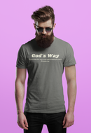 God's Way Proverbs 3:6 Comfort Colors 1717 Christian T-Shirt-3
