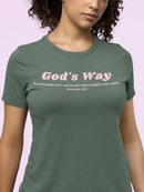 God's Way Proverbs 3:6 Comfort Colors 1717 Christian T-Shirt-9