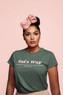 God's Way Proverbs 3:6 Comfort Colors 1717 Christian T-Shirt-10