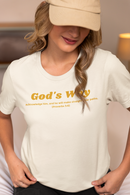 God's Way Proverbs 3:6 Comfort Colors 1717 Christian T-Shirt-2