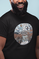 The Circle Is Now Complete Political Satire Tee – “5000 Officers” & “Prison Reform” Cartoon Design-1