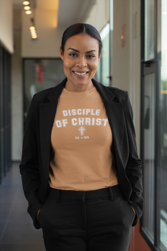 Disciple of Christ Custom EST Year Comfort Colors 1717 T-Shirt Customizable Year