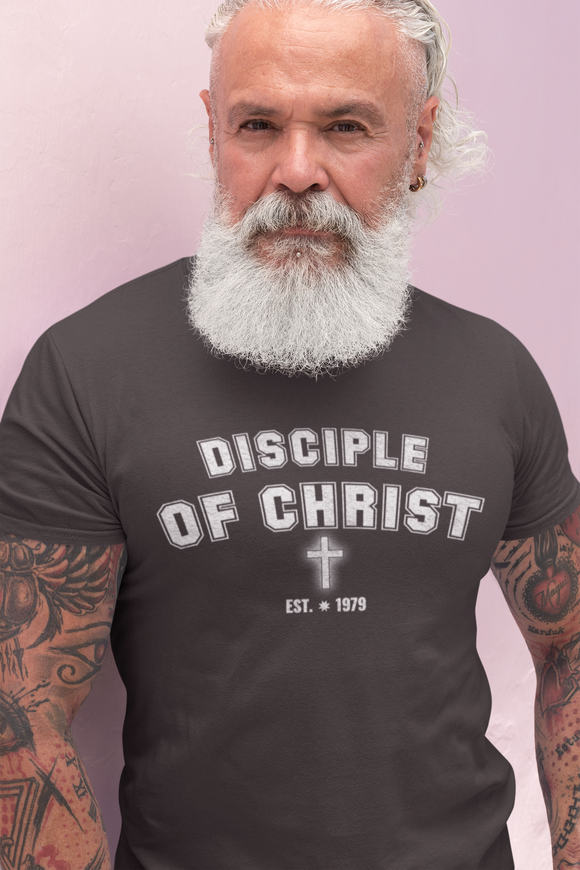 Disciple of Christ Custom EST Year Comfort Colors 1717 T-Shirt Customizable Year
