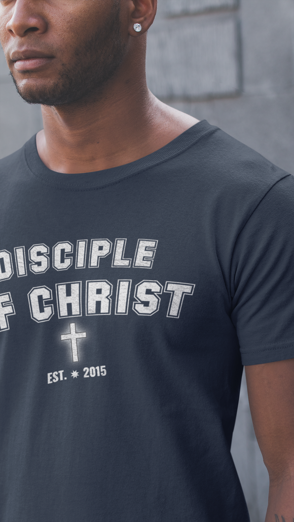 Disciple of Christ Custom EST Year Comfort Colors 1717 T-Shirt Customizable Year