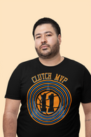 Clutch MVP Basketball Tee – Retro Orange & Blue Hoop Graphic-4