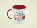 Teach with Faith Proverbs 3:5-6 Christian Teacher Mug – 11 oz-5