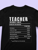 Teacher Nutrition Facts Shirt – Funny Teacher Appreciation Gift Tee – Christian Teacher Back to School Shirt-7