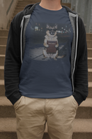 German Shepherd Night Photo Tee - Dog Portrait Graphic T-Shirt - Christian Dog Lover Tee-5