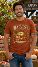 Harvest Blessings Psalm 126:5 Christian Fall T-Shirt Thanksgiving-10
