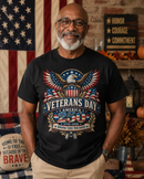 Veterans Day America 250 T-Shirt for Veterans and Patriotic Families-3