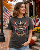 Veterans Day America 250 T-Shirt for Veterans and Patriotic Families-6