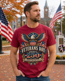Veterans Day America 250 T-Shirt for Veterans and Patriotic Families-5
